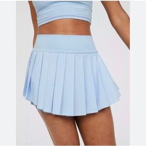 Aerie OFFLINE By Aerie Real Me Pleated Tennis Skirt pickle ball light blue M